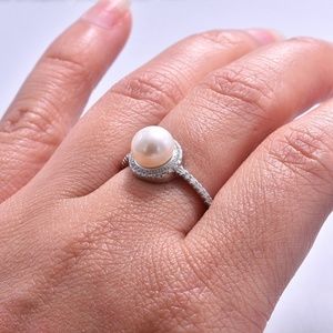 Sterling Silver & Fresh Water Pearl Ring